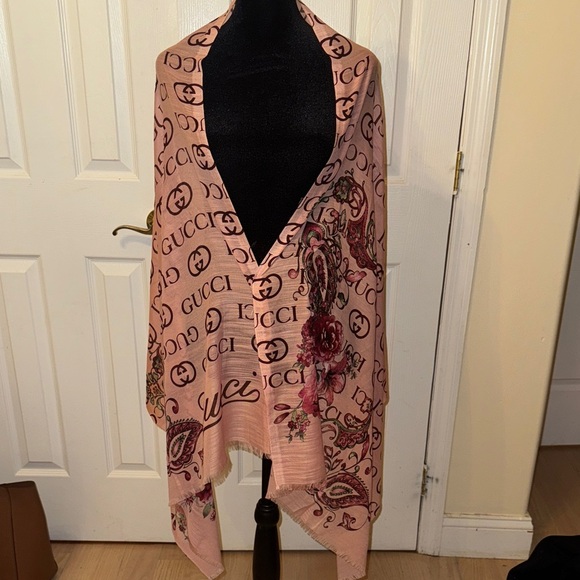 Blush Pink Logo Scarf